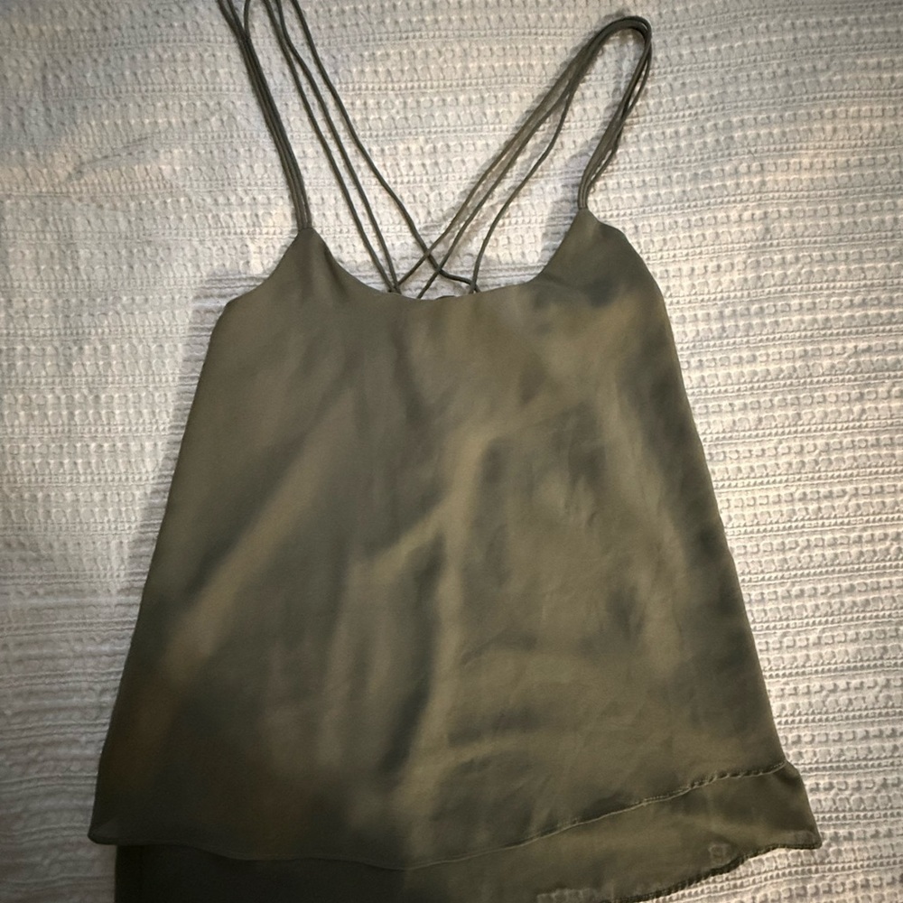 [S] Twik Olive Green Camisole Top